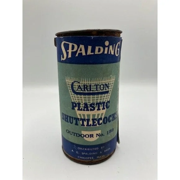 Spalding Carlton Plastic Shuttlecocks Outdoor No. 156 Vintage‎ Badminton - Picture 5 of 7